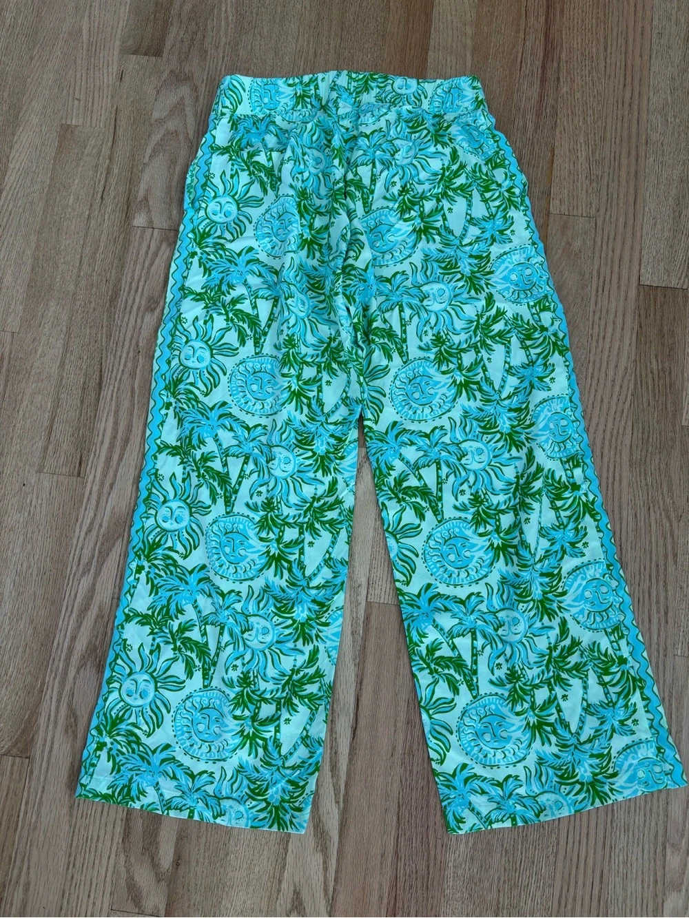 Lilly Pulitzer Bal Harbour Pants Catchin Rays XS for petite
